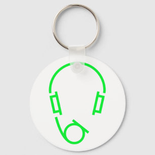 Symbol headset key ring