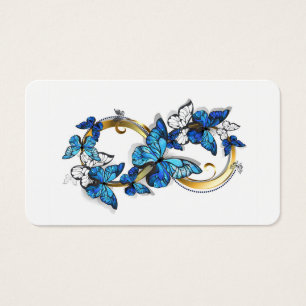 Symbol Infinity of Blue Morpho Butterflies