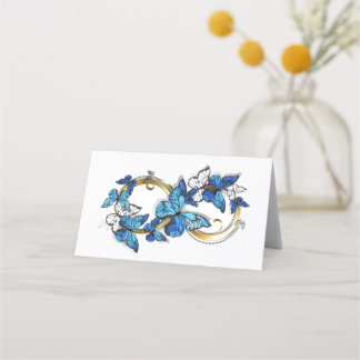 Symbol Infinity of Blue Morpho Butterflies Appointment Card