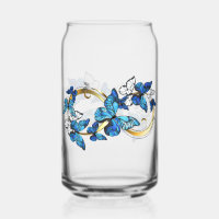 Symbol Infinity of Blue Morpho Butterflies