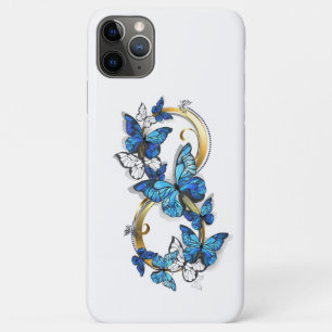 Symbol Infinity of Blue Morpho Butterflies iPhone 11 Pro Max Case