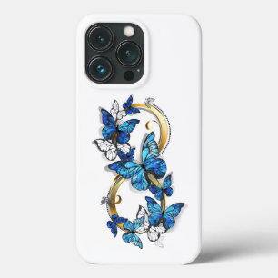 Symbol Infinity of Blue Morpho Butterflies iPhone 13 Pro Case