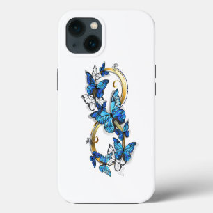 Symbol Infinity of Blue Morpho Butterflies iPhone 13 Case