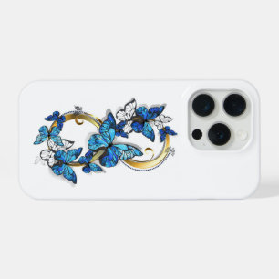 Symbol Infinity of Blue Morpho Butterflies iPhone 15 Pro Case