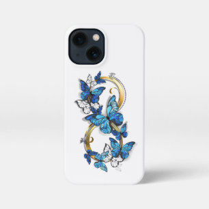 Symbol Infinity of Blue Morpho Butterflies iPhone 13 Mini Case