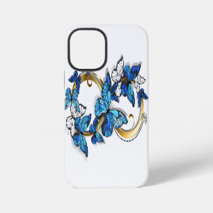 Symbol Infinity of Blue Morpho Butterflies iPhone 12 Mini Case