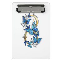 Symbol Infinity of Blue Morpho Butterflies