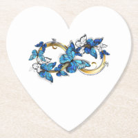 Symbol Infinity of Blue Morpho Butterflies