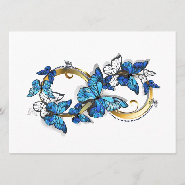 Symbol Infinity of Blue Morpho Butterflies Program (Front)