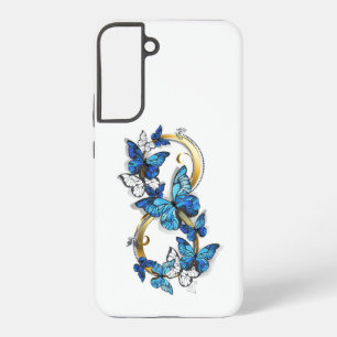 Symbol Infinity of Blue Morpho Butterflies Samsung Galaxy Case