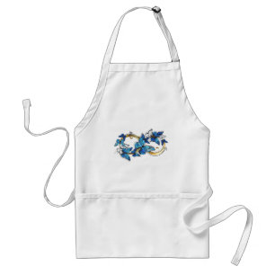 Symbol Infinity of Blue Morpho Butterflies Standard Apron
