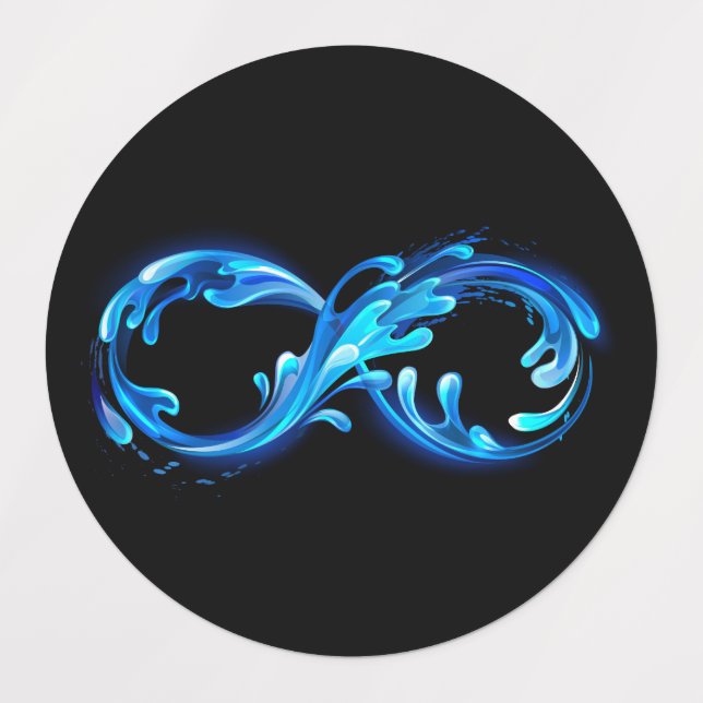 Symbol Infinity of Cold Clear Water (Design 1)