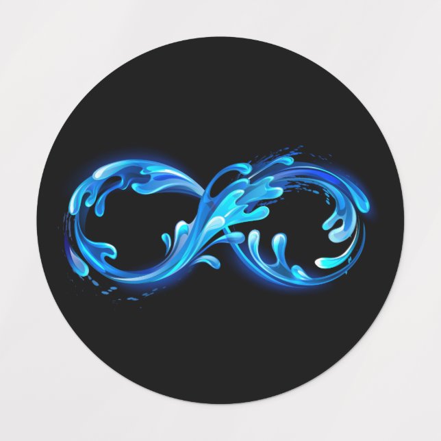 Symbol Infinity of Cold Clear Water (Design 1)