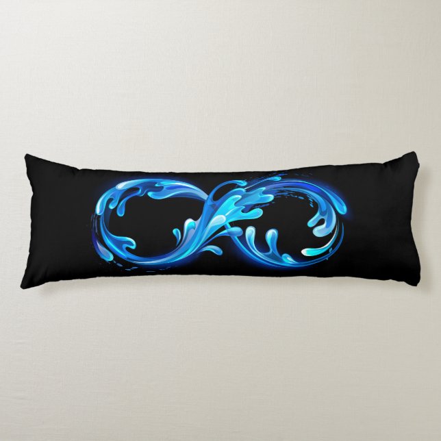 Symbol Infinity of Cold Clear Water Body Cushion (Front)
