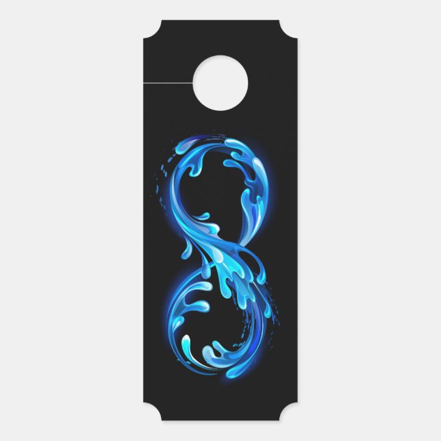 Symbol Infinity of Cold Clear Water Door Hanger (Front)