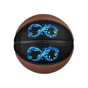 Symbol Infinity of Cold Clear Water Mini Basketball