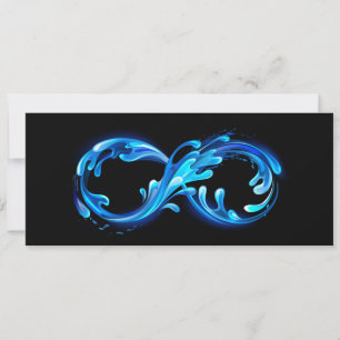 Symbol Infinity of Cold Clear Water Save The Date