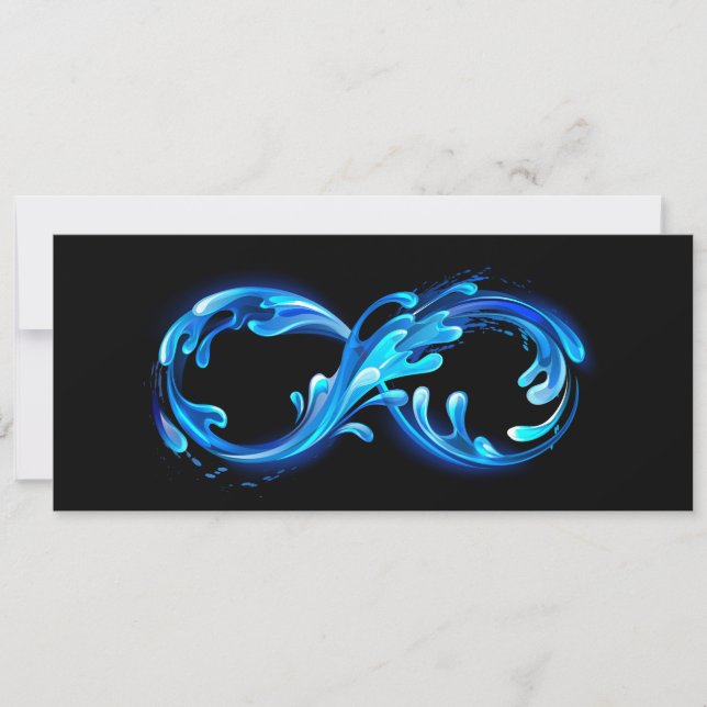 Symbol Infinity of Cold Clear Water Save The Date (Front)