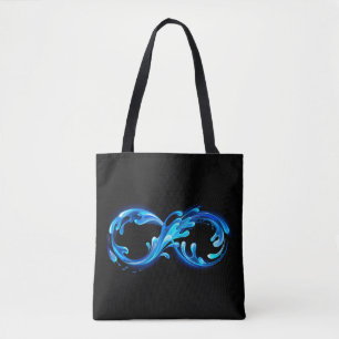 Symbol Infinity of Cold Clear Water Tote Bag