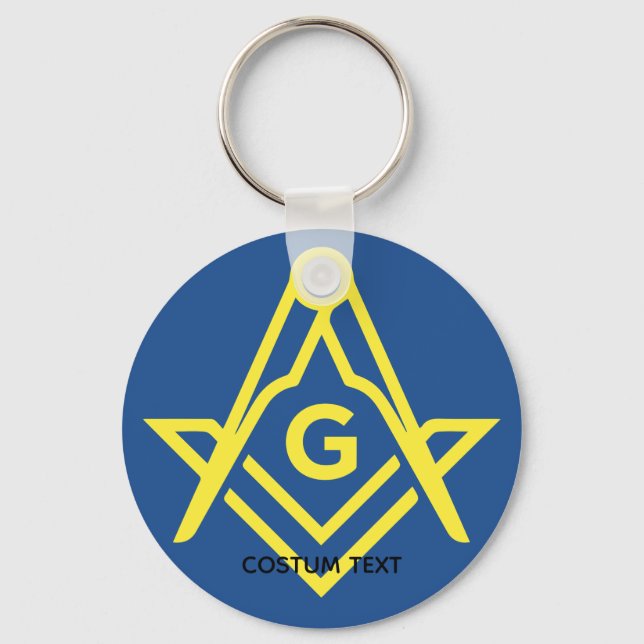 Symbol masonic  key ring (Front)