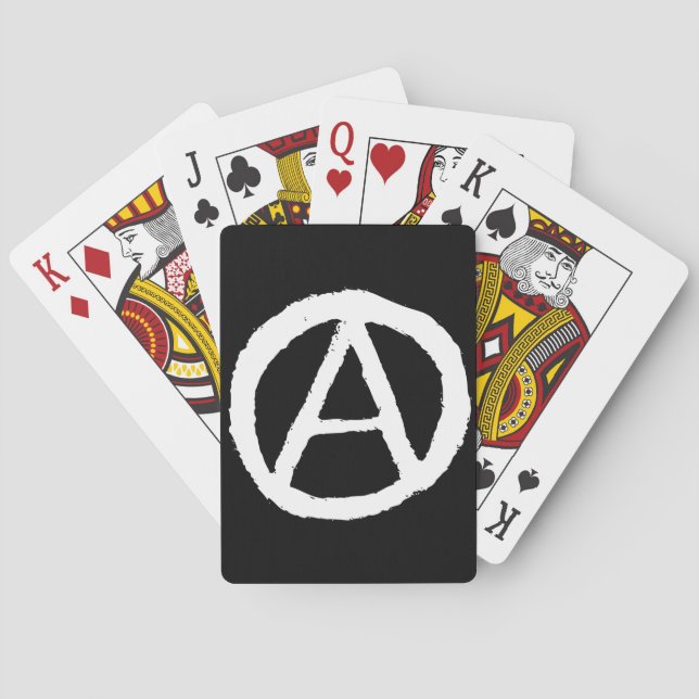 Symbol of Anarchy Playing Cards (Back)