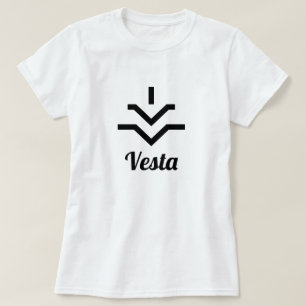 ⚶ Symbol of asteroide Vesta T-Shirt