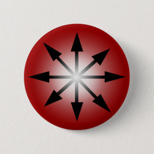 Symbol of Chaos 6 Cm Round Badge