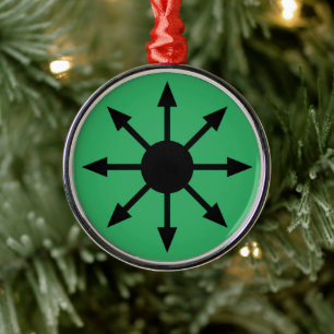 Symbol of Chaos  Metal Ornament