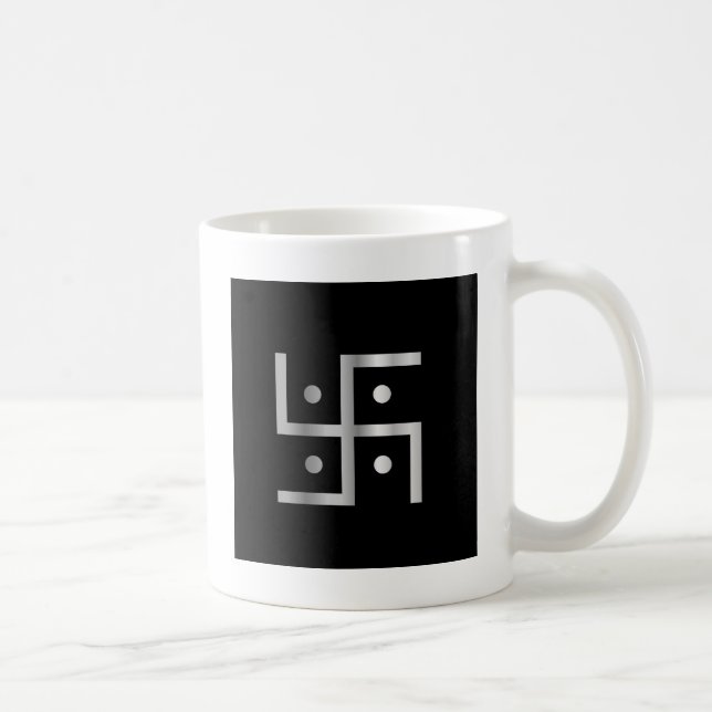 Symbol of Hinduism Swastika Coffee Mug (Right)