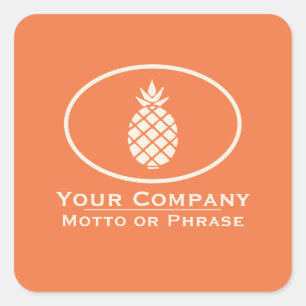 Symbol of Hospitality Square Sticker