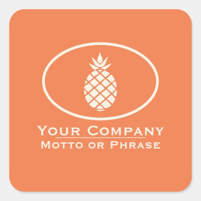 Symbol of Hospitality Square Sticker (Front)