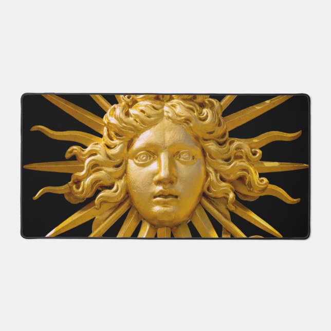 Symbol of Louis XIV the Sun King Desk Mat (Front)