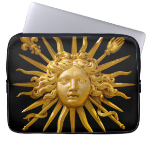 Symbol of Louis XIV the Sun King Laptop Sleeve
