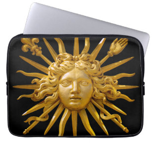 Symbol of Louis XIV the Sun King Laptop Sleeve