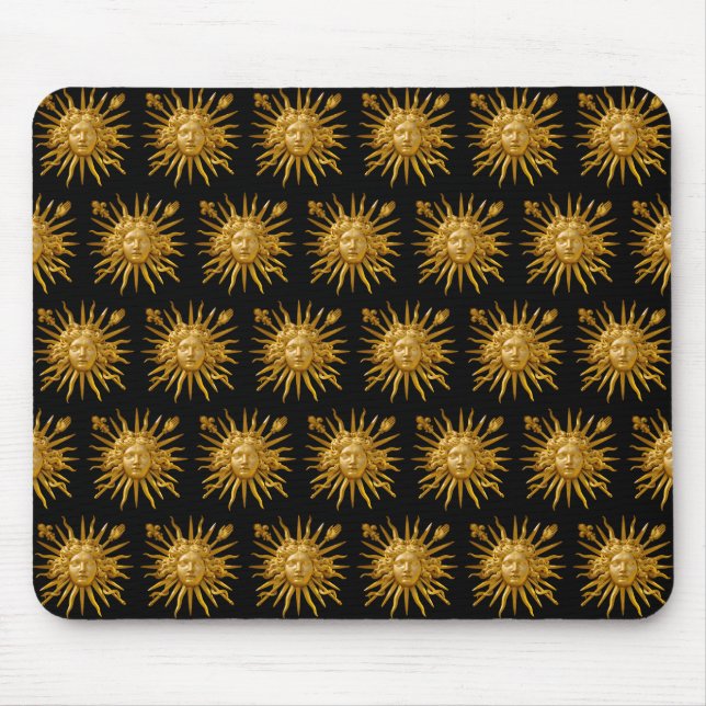 Symbol of Louis XIV the Sun King Mouse Pad (Front)