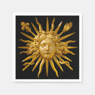 Symbol of Louis XIV the Sun King Napkin