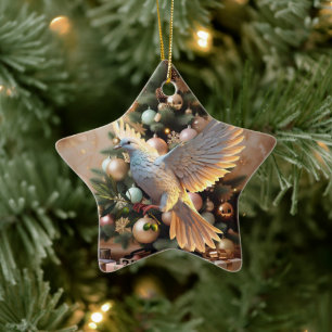 "Symbol of Peace" Ceramic Ornament