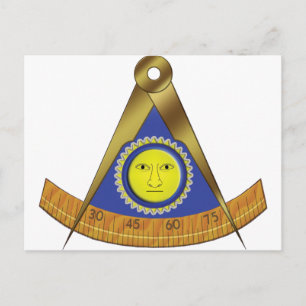 SYMBOL OF THE PAST MASTER POSTCARD