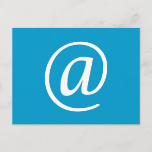 @ Symbol Postcard - Blue