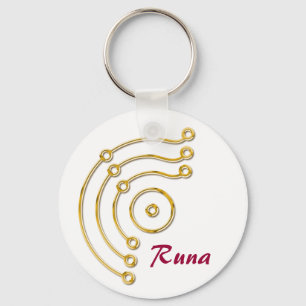 Symbol RUNA / GOLD, Runa Key Ring