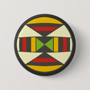 Symbol Schild Afrika shield africa 6 Cm Round Badge