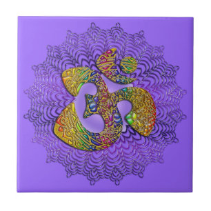 Symbol Universal OM / AUM - Ornament Tile