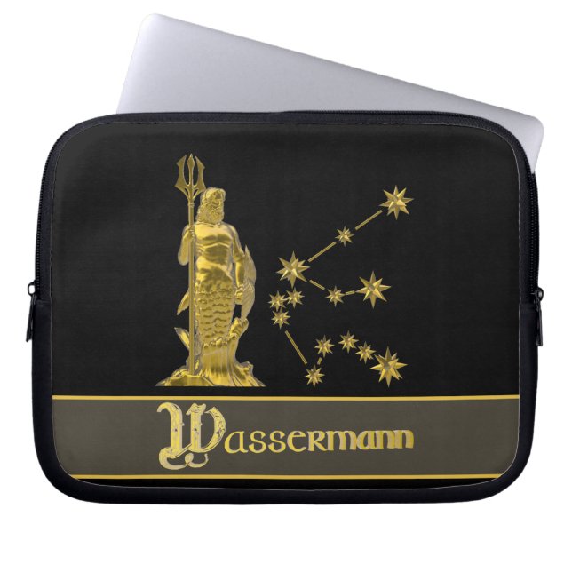 symbol Wassermann Laptop Sleeve (Front)
