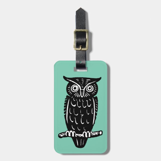 Symbol: Wisdom Luggage Tag (Front Vertical)