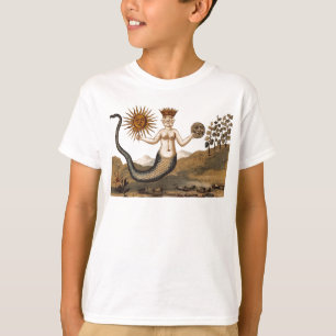 Symbolic Alchemy Tee Shirt with Sun and Moon