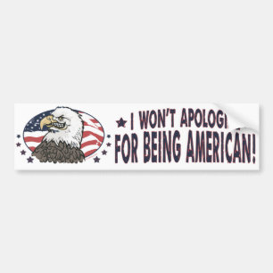 Symbolic American Eagle Bumper Sticker