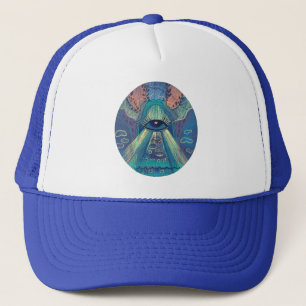symbolic eye trucker hat