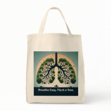 Symbolic Green Tree Lungs Environment Art