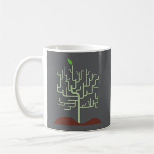 Symbolic Metamorphosis Growth Design Coffee Mug