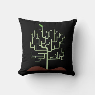Symbolic Metamorphosis Growth Design Cushion